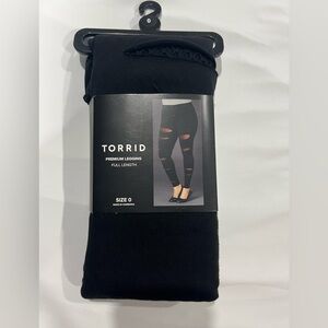 Torrid Black High-Rise Leggings